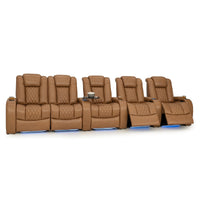 Diamante Italian Leather Zero Gravity Home Theater Seating