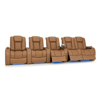 Diamante Italian Leather Zero Gravity Home Theater Seating