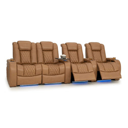 Diamante Italian Leather Zero Gravity Home Theater Seating