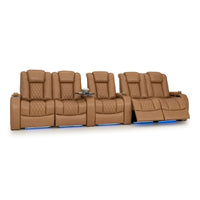 Diamante Italian Leather Zero Gravity Home Theater Seating