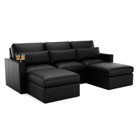 Diamante Home Theater Sectional Sofa w/ Chaise