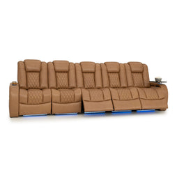 Diamante Italian Leather Zero Gravity Home Theater Seating