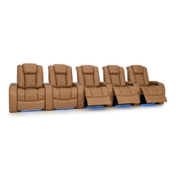 Diamante Italian Leather Zero Gravity Home Theater Seating