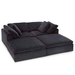 Heavenly Media Room L-Shaped Sectional Sofa