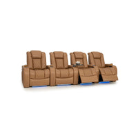 Diamante Italian Leather Zero Gravity Home Theater Seating