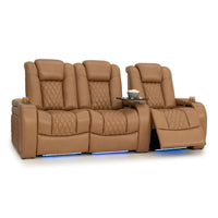 Diamante Italian Leather Zero Gravity Home Theater Seating