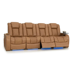 Diamante Italian Leather Zero Gravity Home Theater Seating