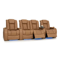 Diamante Italian Leather Zero Gravity Home Theater Seating