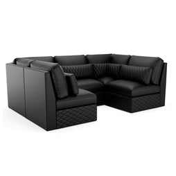 Diamante Media Room U-Sectional Modular Sofa