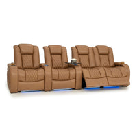 Diamante Italian Leather Zero Gravity Home Theater Seating