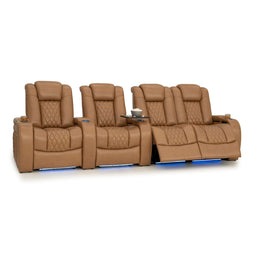 Diamante Italian Leather Zero Gravity Home Theater Seating