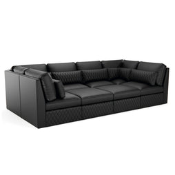 Diamante Media Room U-Sectional Modular Sofa