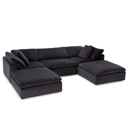 Heavenly Media Room L-Shaped Sectional Sofa