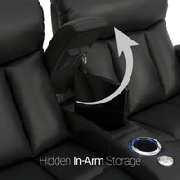 Grenada Italian Leather Home Theater Seating