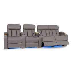 Grenada Italian Leather Home Theater Seating