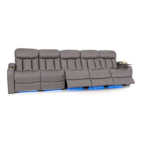 Grenada Italian Leather Home Theater Seating