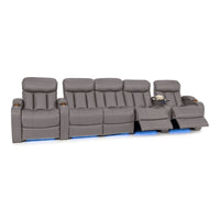 Grenada Italian Leather Home Theater Seating