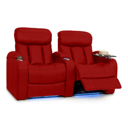 Grenada Italian Leather Home Theater Seating