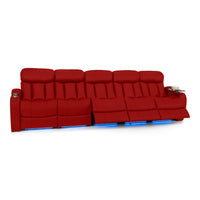 Grenada Italian Leather Home Theater Seating