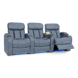 Grenada Italian Leather Home Theater Seating