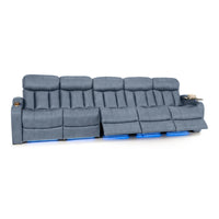 Grenada Italian Leather Home Theater Seating