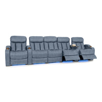 Grenada Italian Leather Home Theater Seating