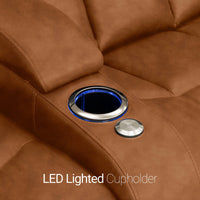 Grenada Italian Leather Home Theater Seating Single Recliner