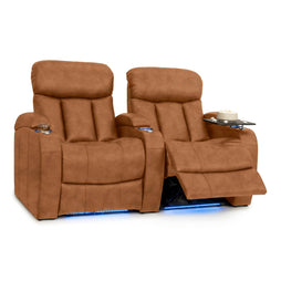 Grenada Italian Leather Home Theater Seating