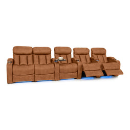 Grenada Italian Leather Home Theater Seating