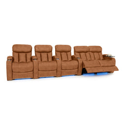 Grenada Italian Leather Home Theater Seating