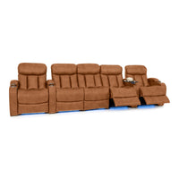Grenada Italian Leather Home Theater Seating