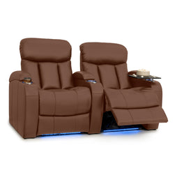 Grenada Italian Leather Home Theater Seating