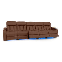 Grenada Italian Leather Home Theater Seating