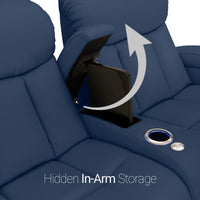 Grenada Italian Leather BACKROW Theater Seating® Single Recliner
