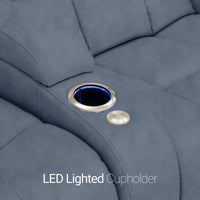 Grenada Italian Leather BACKROW Theater Seating® Single Recliner