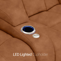 Grenada Italian Leather BACKROW Theater Seating® Single Recliner