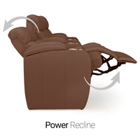 Grenada Italian Leather BACKROW Theater Seating® Single Recliner