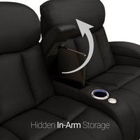Grenada Italian Leather FRONTROW Theater Seating® Home Theater Seat Single Recliner