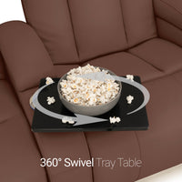 Grenada Italian Leather FRONTROW Theater Seating® Home Theater Seat Single Recliner