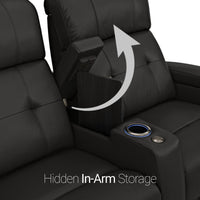 Kodiak CoolZeroᵀᴹ Italian Leather Home Theater Seating Single Recliner