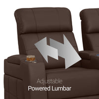 Kodiak CoolZeroᵀᴹ Italian Leather Home Theater Seating Single Recliner