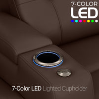 Kodiak CoolZeroᵀᴹ Italian Leather Home Theater Seating Single Recliner