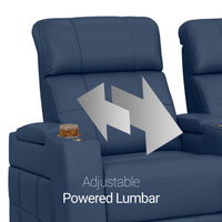 Kodiak CoolZeroᵀᴹ Italian Leather Home Theater Seating Single Recliner