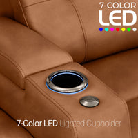 Kodiak CoolZeroᵀᴹ Italian Leather Home Theater Seating Single Recliner