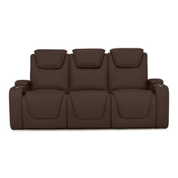 Seatcraft Vienna Sofa Italian Leather, Powered Headrest & Lumbar, Power Recline