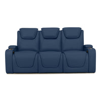 Seatcraft Vienna Sofa Italian Leather, Powered Headrest & Lumbar, Power Recline