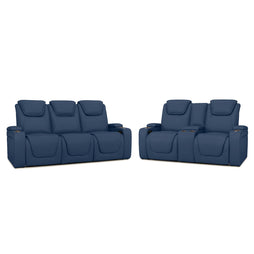 Seatcraft Vienna Sofa & Loveseat Italian Leather, Powered Headrest & Lumbar, Power Recline