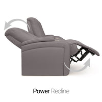 Serenity Italian Leather Home Theater Seating Single Recliner
