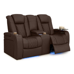 Seatcraft Anthem Loveseat Italian Leather, Powered Headrest, Power Recline