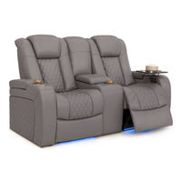 Seatcraft Anthem Loveseat Italian Leather, Powered Headrest, Power Recline